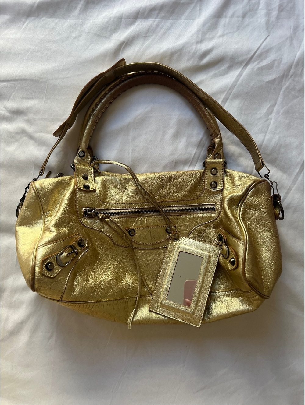 Metallic Gold Handbag